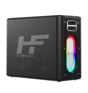 HiFuture MusicBox 60W 2-Way Karaoke Speaker System & Bluetooth Speaker Black