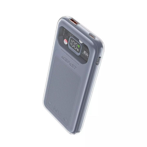 Acefast 10,000mAh 30W PD & QC3.0 LED Indicator Powerbank Mica Grey