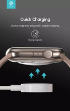 Load image into Gallery viewer, Devia Apple Watch Charger 1m USB to Magnetic Cable for Apple Watch White